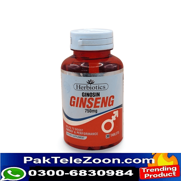 Herbiotics Ginosin Ginseng 750mg Tablets in Pakistan
