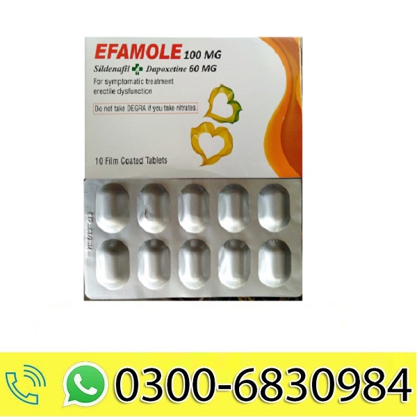 Efamole Dapoxetine Tablets Price in Pakistan