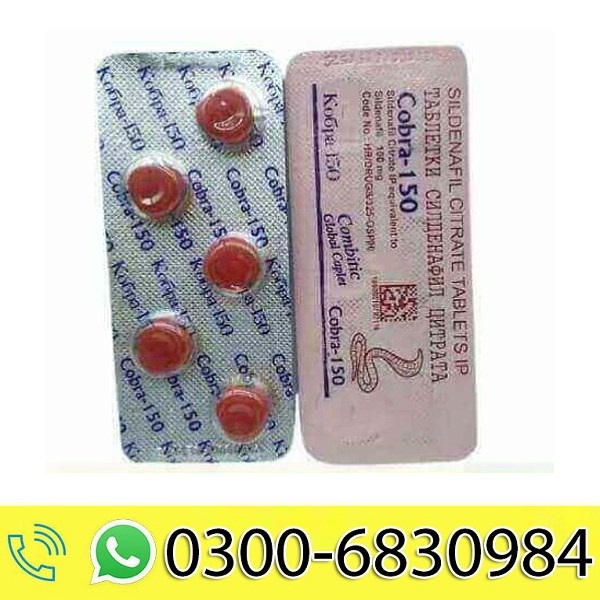 Black Cobra 150mg Tablets in Pakistan