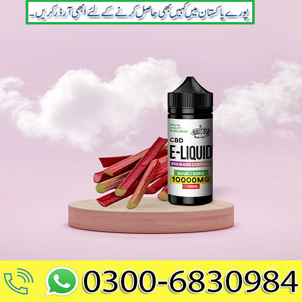 Supreme CBD E-Liquid Rhubarb Custard