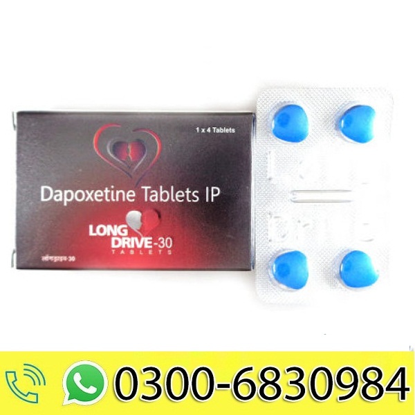 Long Drive Dapoxetine 60mg Tablets in Pakistan